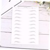 Baluue Eyebrow Patch Set 2 Sheets of Sturdy Waterproof Curved