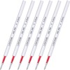 Red Gel Pens Refills, 6 Pack Retractable Gel Ink Pen