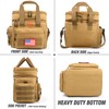 CaCTOUR Lunch Box for Men,Double Deck Tactical Lunch Bag with