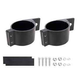 Chelhead Tube Clamp 2.5 Inch Mounting Bracket Universal Bull Bar Nudge Bar Tube Mounts Roof Roll Cage Clamps Holder for SUV ATV Truck Motorcycle Boat 2PCS