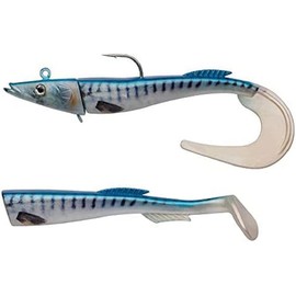 Berkley PowerBait Power Sandeel - Saltwater Soft Bait Fishing Lure for Bass, Pollack, Cod, Ling and Wrasse - Paddle Tail & Curl Tail Supplied