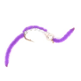 The Fly Fishing Place Trout Fly Assortment #3 - San Juan Worm Power Bead 1 Dozen Wet Nymph Fly Fishing Flies Collection