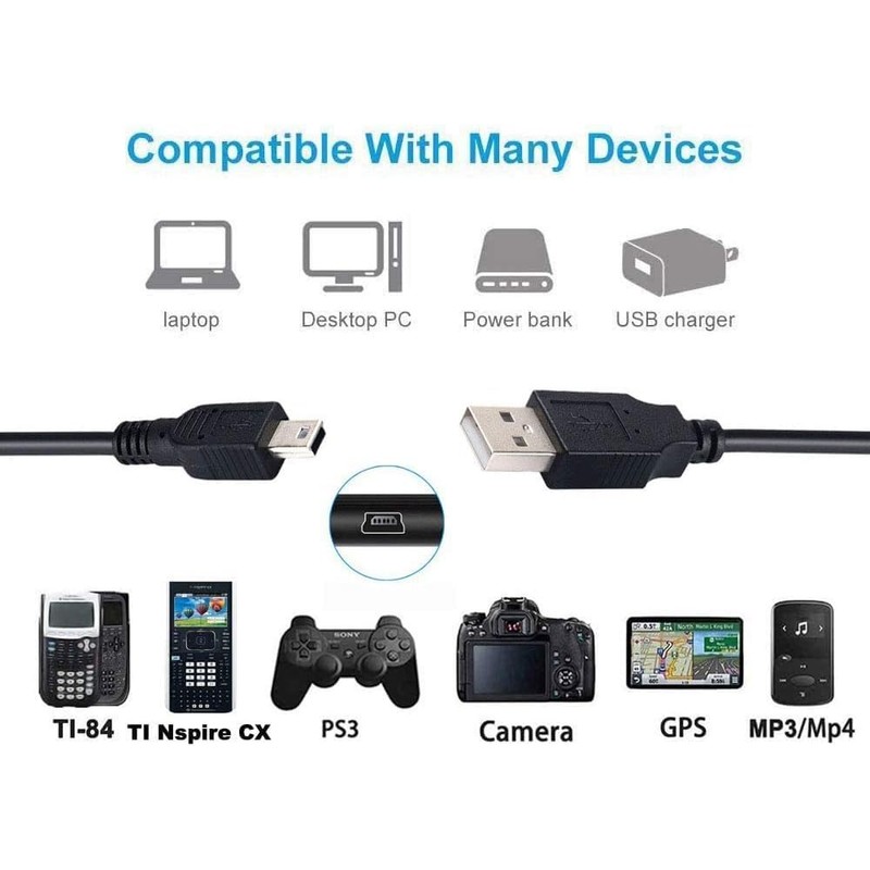 FocalTop USB Power Charging Cable Cord for 808 Audio CANZ