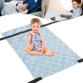 Children's Airplane Hammock Kids Airplane Travel Essentials Compact Portable Baby Airplane Footrest Plane Seat Extender for Kids Easy to Use Airplane Foot Hammock with Storage Bag for Children