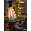 Larkvue 75FT(3x25FT) Outdoor String Lights, Patio Lights with 30+3 LED