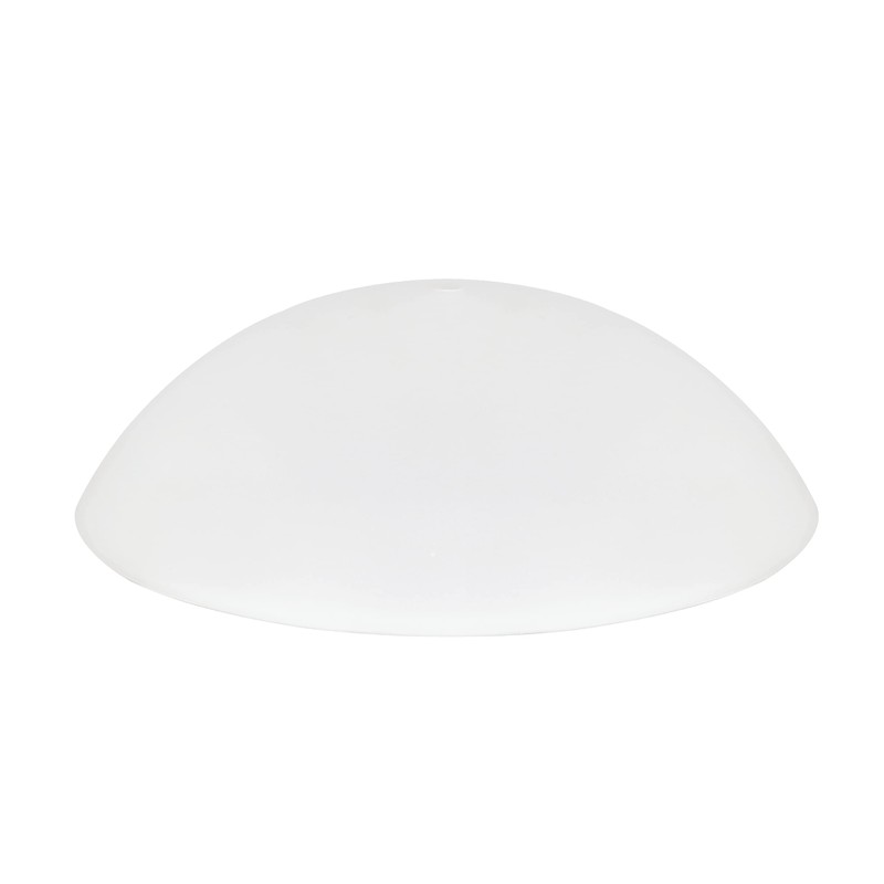 Aspen Creative 23084-01A, Flush/Semi-Flush Mount Frosted Glass Shade, 1/2" Center