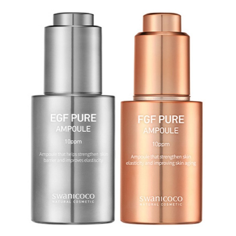 Partner_Reference 스와니코코 EFG+FGF 10ppm 퓨어 앰플 30mlX1세트 / 스와니코코 EFG+FGF