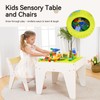 wingyz 4-in-1 Kids Table and Chairs Set, Toddler Play Tables