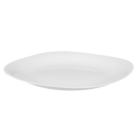 GALICJA Quadro Plate - Dinner Plates - Dinnerware - Dinner Service - Flat Plate - Dinner Plate White - Dining Service - Dinnerware Plates - Tableware - Plate - 28 cm