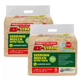 EZ-Straw Seeding Straw Mulch with Tack, 11 lb (Pack of 2)