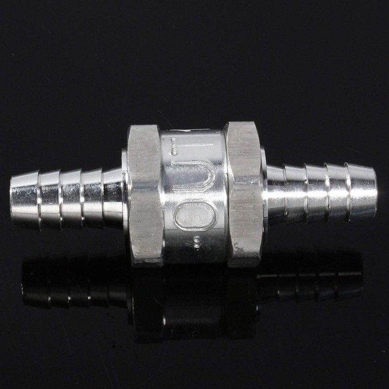 Fuel Check Valve 3/8inch Non Return One Way Valve Aluminum
