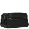 Dermata - Toiletry Bag Leather 26.5 cm Black, black