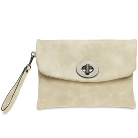 Caspar TA339 Women's Clutch Bag, nude