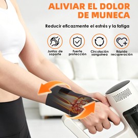 Muñequera Tunel Carpiano 2 Pack - Muñequera de desgarro elástica ultrafina TFCC, Muñequeras para lesiones de muñeca, alivia el dolor causado por artritis, tendinitis del túnel carpiano (Negro)