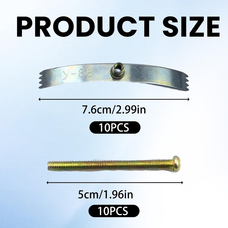 fKiZanthene 10Pcs Back Box Repair Clips, Socket Screws Kit, Electrical