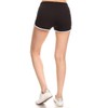 Leggings Depot RSB128-BLACK-S Solid Fashion Shorts w/Pockets, Small