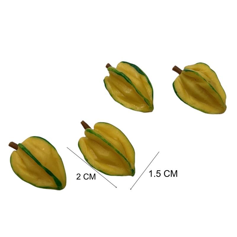 AIICraft 15 Big Yellow Star Fruit Averrhoa Garden Display Minimal
