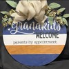 Funny Welcome Stencils for Painting Sarcastic Round Stencil Large Gather