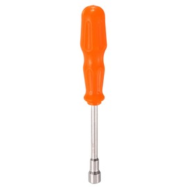 sourcing map Metric Nut Driver 10mm Dia 92mm Shank 6 Point Hex Hexagon Socket Wrench Screwdriver with Non-Slip Handle for Tightening and Loosening Fasteners