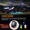 Nilight LED Fat Whip Light 1PC 3FT RGB Lighted Antenna