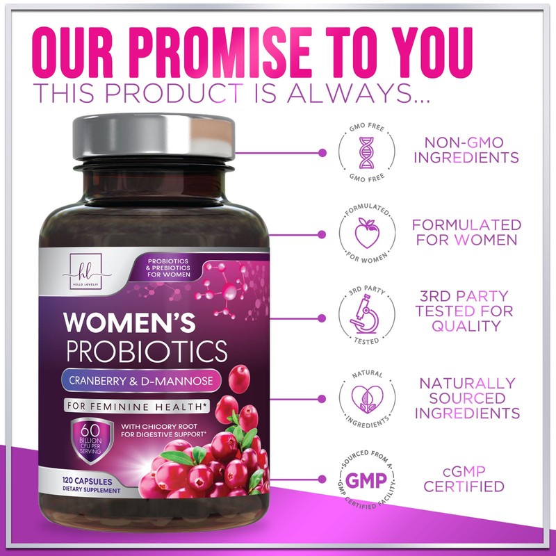 Probiotics for Women - 60 Billion CFU - 16 Strains