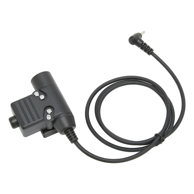7.1mm Telescopic Throat Microphone Earpiece U94 PTT Suitable for Yaese