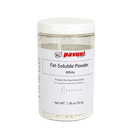 Pavoni Antonio Bachour Fat Soluble Powder Food Color 50 Grams White