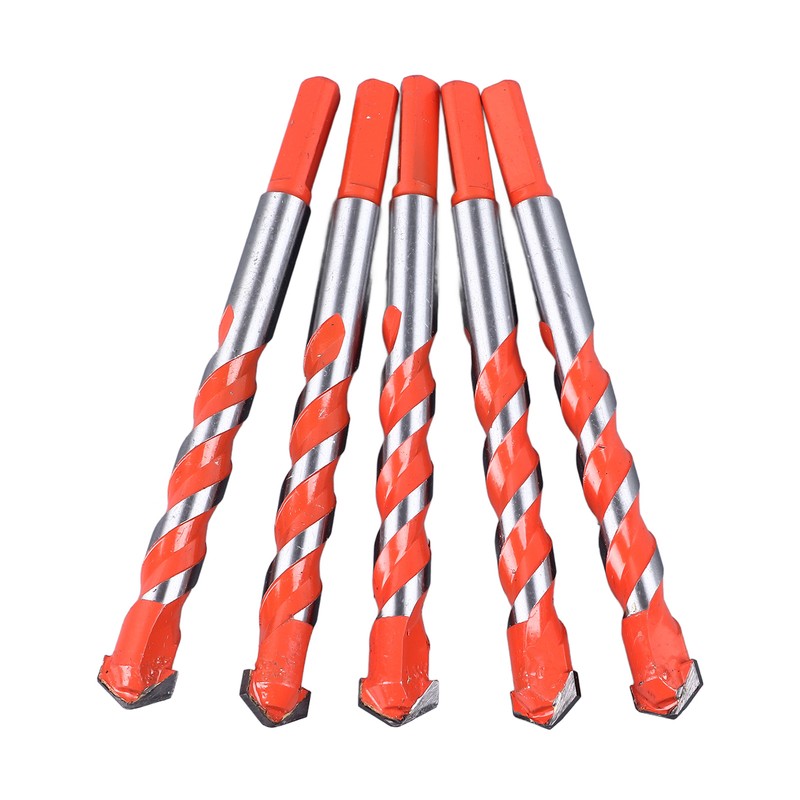 5PCS Twist Drill Bits 16.2mm Straight Triangle Shank Cemented Carbide