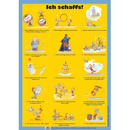 "Ich schaff's"-15-Schritte-Poster (Systemische Pädagogik)