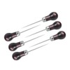 ZenithQuest 6 Pack Gourd-Shaped Sewing Awls, Professional Tailors Awl Tool