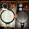 Magnifying Glass with Light Large 5" Lens, Handheld Illuminated Lighted