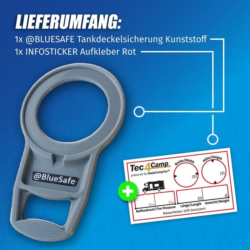 MaJoCompTec® ADBLUESAFE Fuel Cap Fuse, Tank Fuse for AdBlue Fuel