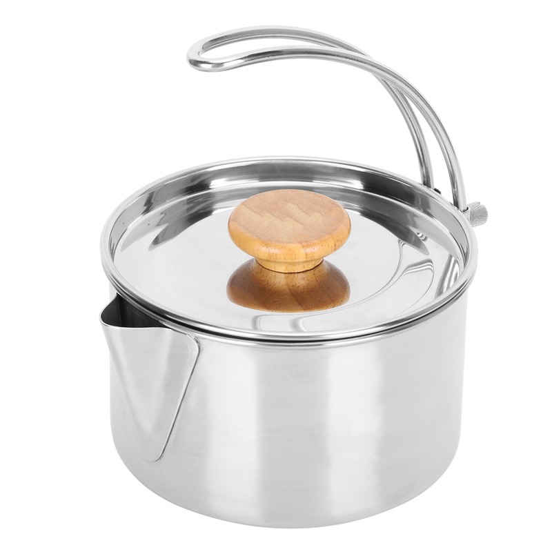 Stainless Steel Kettle Portable Folding Coffee Tea Pot for Outdoor