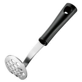 Shimomura Industry KIB-203 Kitchen Bar, Mini Masher, Dishwasher Safe, Made in Niigata, Tsubamesanjo, Black, 6.5 x 1.8 x 2.4 inches (165 x 45 x 60 mm)