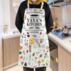WCGXKO Yaya's Kitchen Apron - Best Apron Ever for Mom