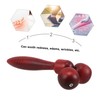 FOMIYES Wooden Double Roller Face Massager Aging Handheld Tool for