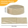 Wig Grip Headband, Adjustable Non-Slip Velvet Band for Secure Hold,