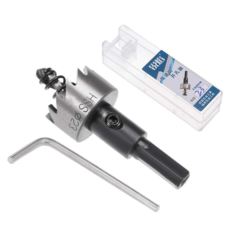 Sourcingmap 23mm HSS Drill Bit Hole Saw Cutter for Metal