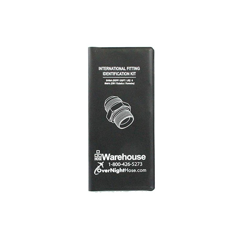 HoseWarehouse Brand TGK01-HW International Thread Identification Kit w/Adaptall Gauges (British