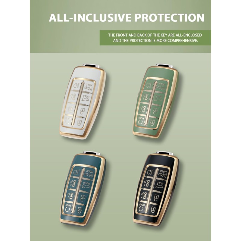 TECART key fob cover Compatible with Genesis G70 GV70 G80