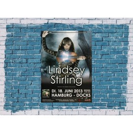 Lindsey Stirling - Crystallize, Hamburg 2013 » Concert Poster / Premium Poster | Live Concert Event | DIN A1 «