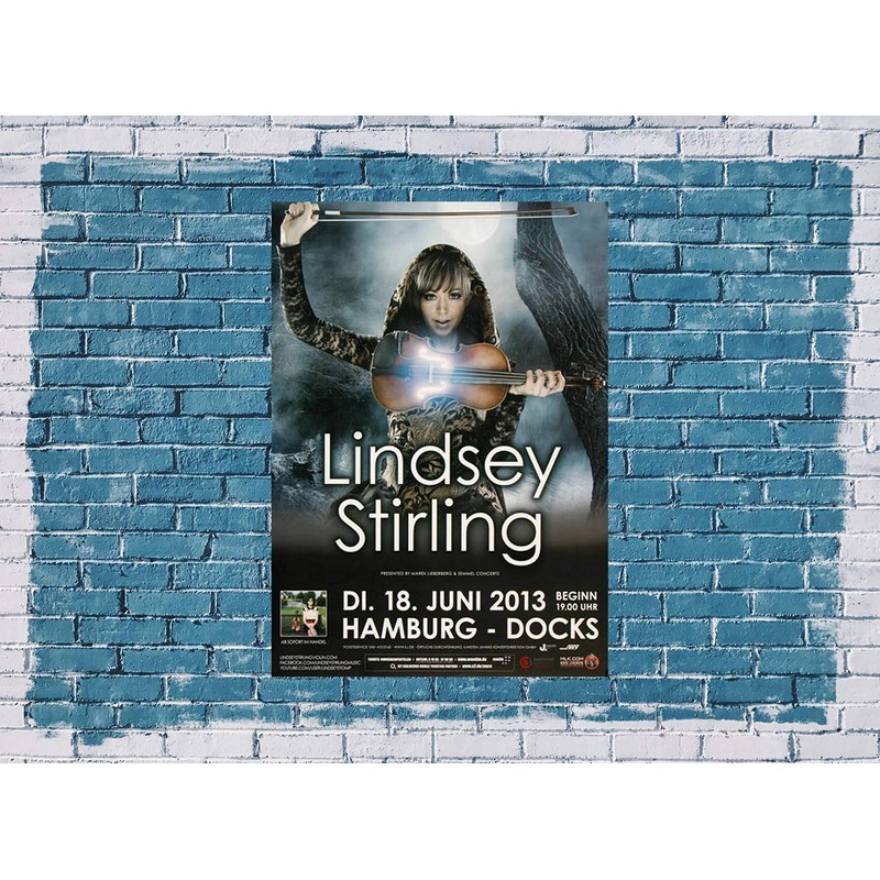 Lindsey Stirling - Crystallize, Hamburg 2013 » Concert Poster /