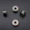 SING F LTD 20Pcs U624ZZ Mini U Deep-Groove Ball Bearings