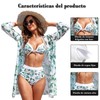Cloeey Future Trajes de Baño Mujer (MX/US, Alfa, Mediano, Regular,