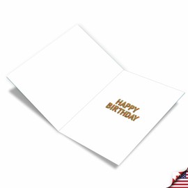 NobleWorks - 75th Birthday Greeting Card Jumbo (8.5 x 11 Inch) - Milestone 75 Years Old, Fun Card for Birthdays - Big Day 75 J7060TMBG