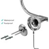 JASSFERRY Wall Mounted Oval Towel Ring Luxury Modern Design Bath