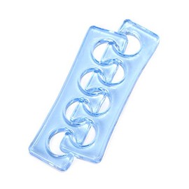 Rolabling Toe Separators for Pedicure Soft Silicone Finger Toe Spacers Blue