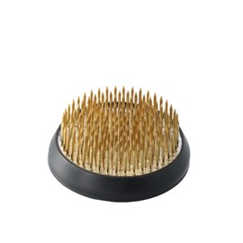 Flower Hedgehog, Stainless Steel Stem Holder, Flower Holder, Copper Needle Flower Hedgehog for Vases, Round Flower Holder for Flower Arrangements Hotel, Garden, Home Decoration - 6 cm