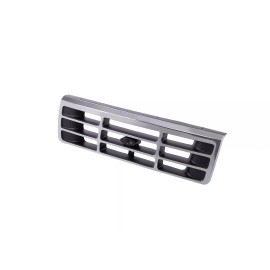 Perfit Liner Chrome Front Grille w/Gray Insert Fit 92-96 Ford Bronco F150 F250 F350 F53 F59