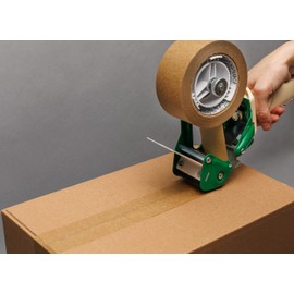 Fabo Pack of 2 Havana Paper Wrapping Ribbons 50 m x 50 mm Tear with Hands Writeable Glazed in Paper Ideal for Packaging and Moving Made in Italy